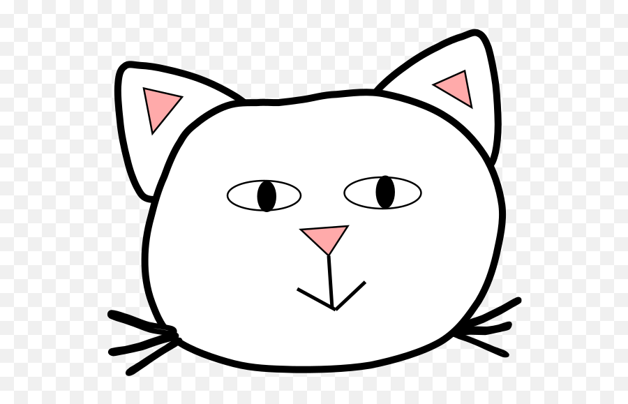 Basic Cat Face Svg Vector Clip Art - Svg Clipart Cat Yawns Png,Cat Face Png