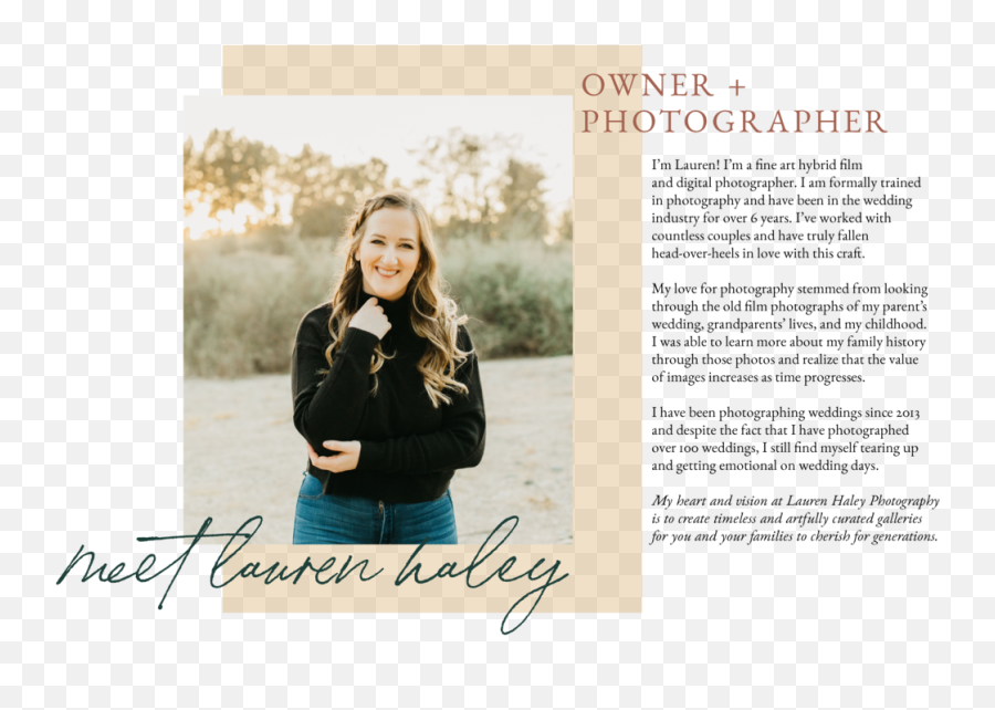 Lauren Haley Photography - Photograph Png,About Me Png