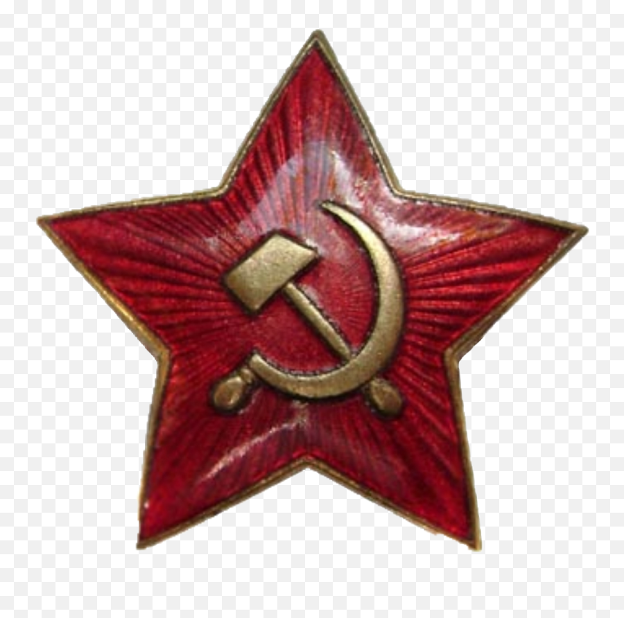 Download Soviet Sovietunion Badge - Soviet Red Star Transparent Png,Soviet Star Png