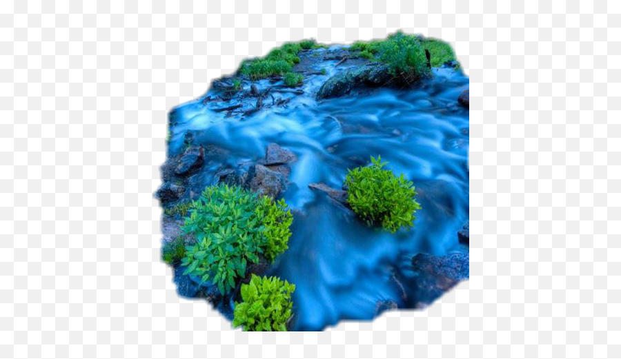 Download Sticker Water Stream River - Tributary Png,Water Stream Png