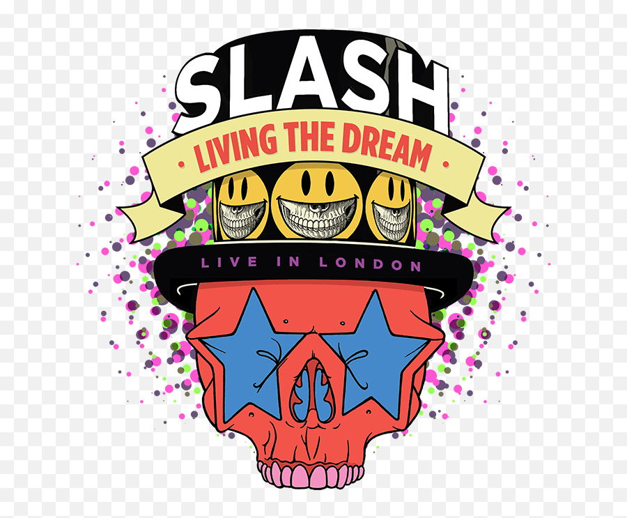 Slash Living The Dream Album - Slash Living The Dream Skull Png,Slash Png