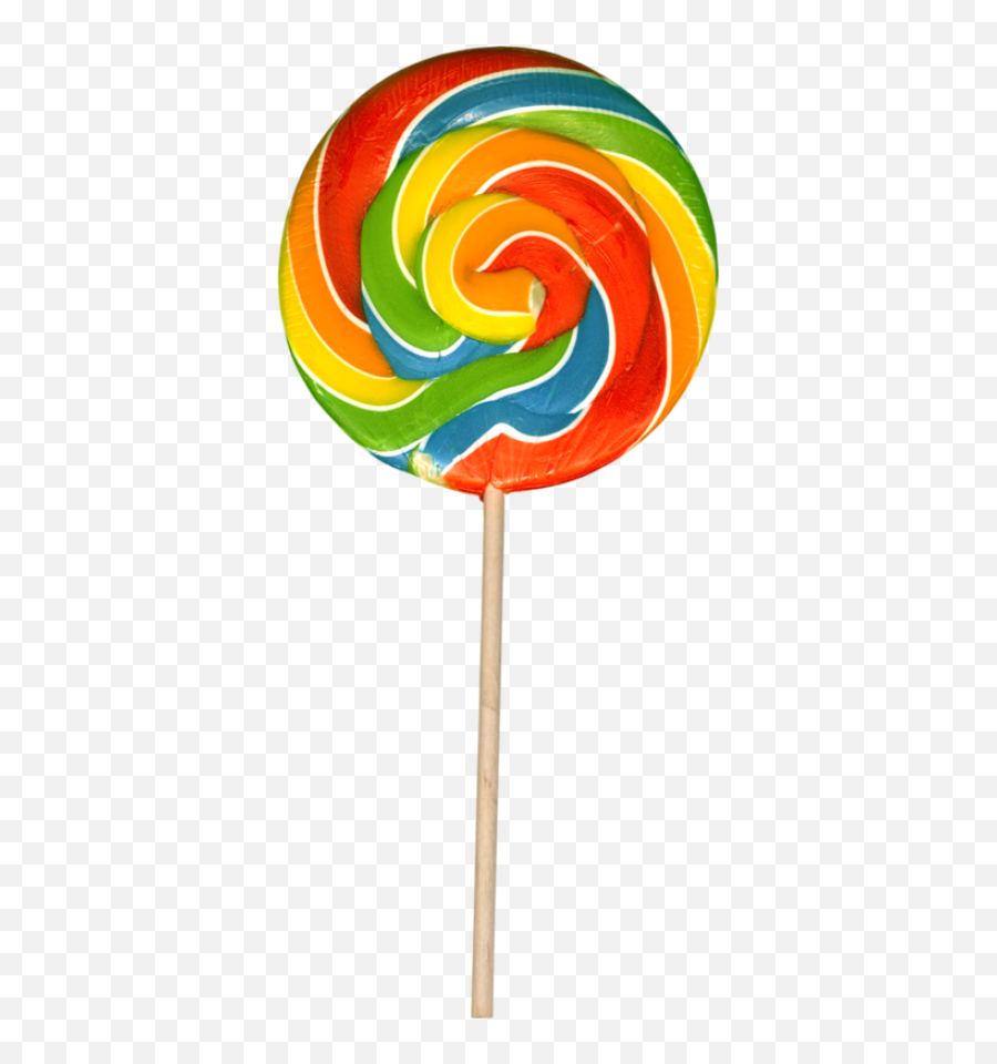 Rainbow Lollipop Png Clipart - Rainbow Lollipop Cartoon,Lollipop Transparent Background