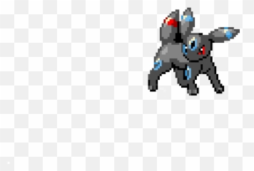 Download Shiny The Umbreon - Umbreon Png Image With No Pokemon Umbreon Pixel Art Grid,Umbreon Png