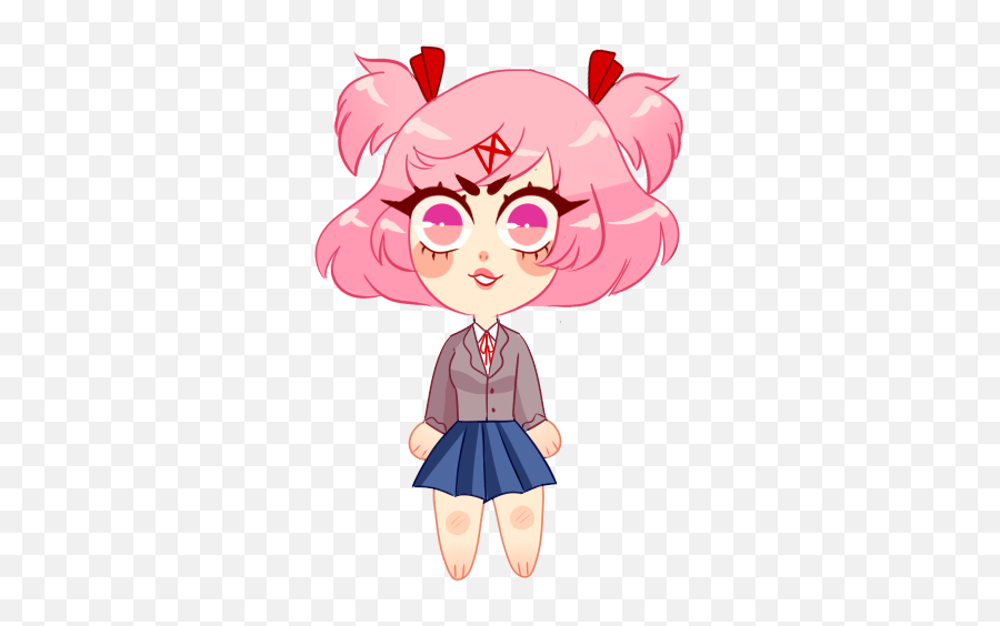 Natsuki - Doki Doki Literature Club Transparent Png Doki Doki,Natsuki Png