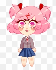Natsuki - Doki Literature Club Transparent Png