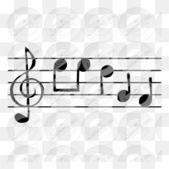 Music Notes Stencil For Classroom Therapy Use - Great Horizontal Png,Music Notes Png