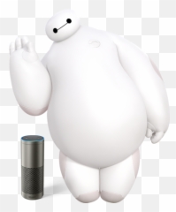 Personal Mental Health Assistant - Baymax On Black Background Png,Baymax Png