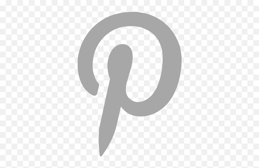 Pinterest Social Network Free Icon Of - Grey Icon Png,Pinterest Png