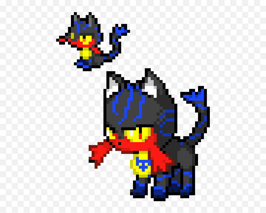 Catboyu0027s Litten The Real Version Pixel Art Maker - Starter Pokemon Pixel Art Png,Litten Png