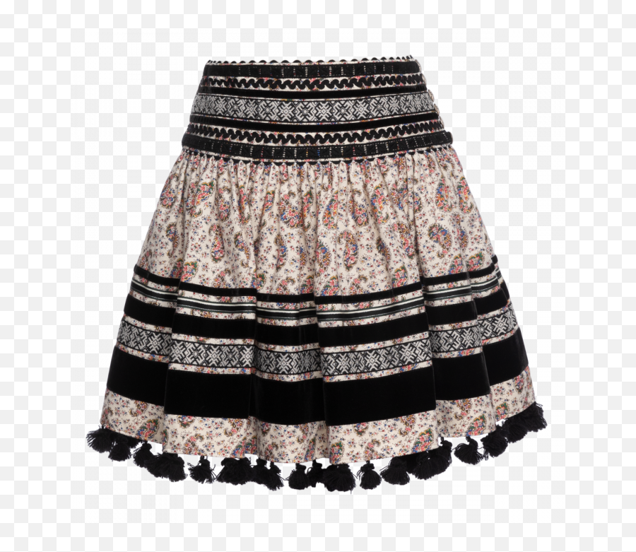 Tara Skirt - Elastic Waist Png,Pom Poms Png