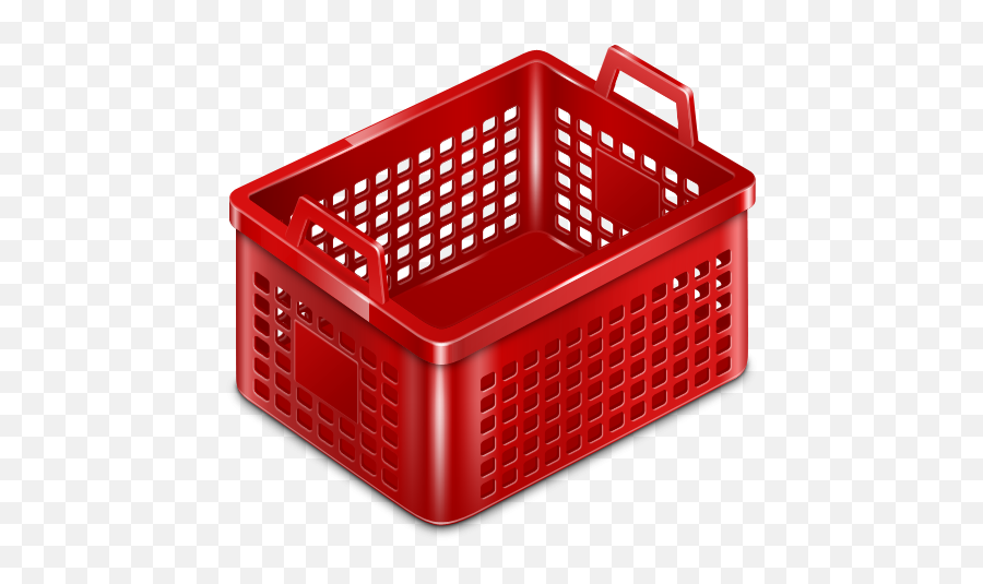 Red Basket Empty Icon Png Clipart Image Iconbugcom - Shopping Basket Icon,Basket Png