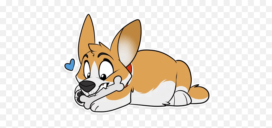 Dog Tail Red Fox Clipart - Dog Clipart Animals Clip Art Happy Png,Corgi Transparent