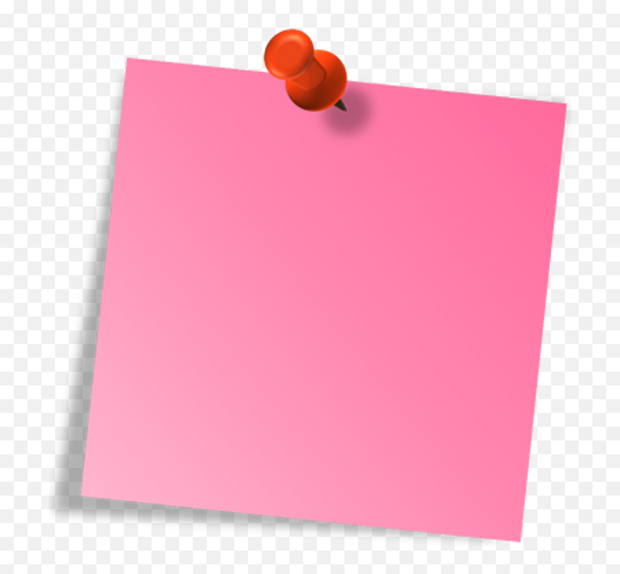 Pink Post It Png 4 Image
