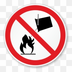 Apply No Water Military Hazard Symbol - Not Allowed Sign png