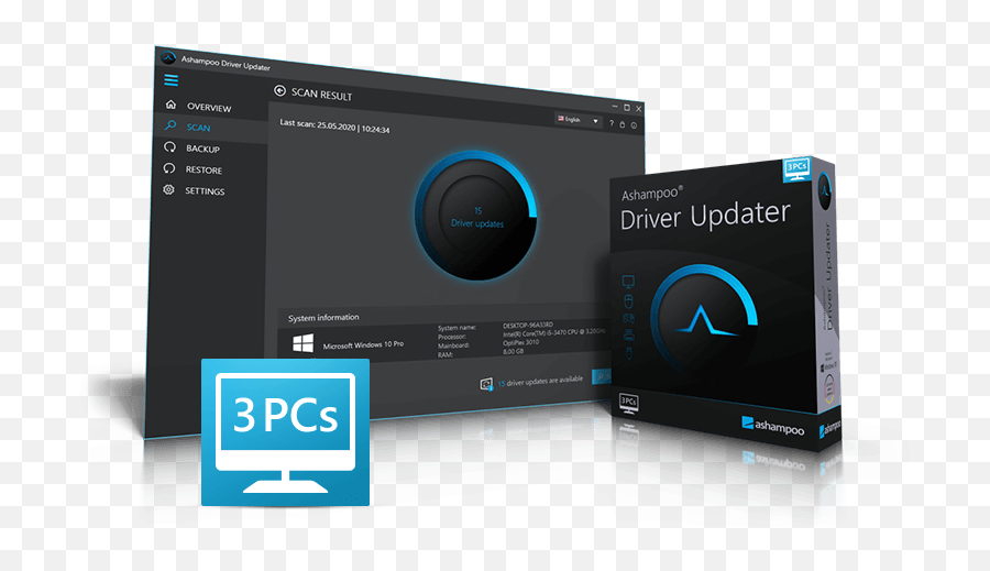 Ashampoo Driver Updater - Ashampoo Driver Updater Png,Vista Driver Icon For Xp