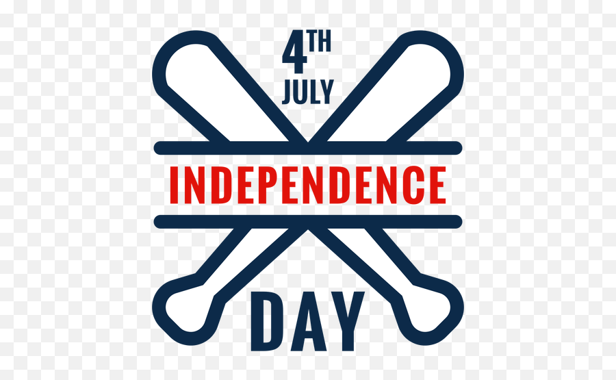 Independence Day Baseball Bats Icon - Transparent Png U0026 Svg Language,4th Of July Icon