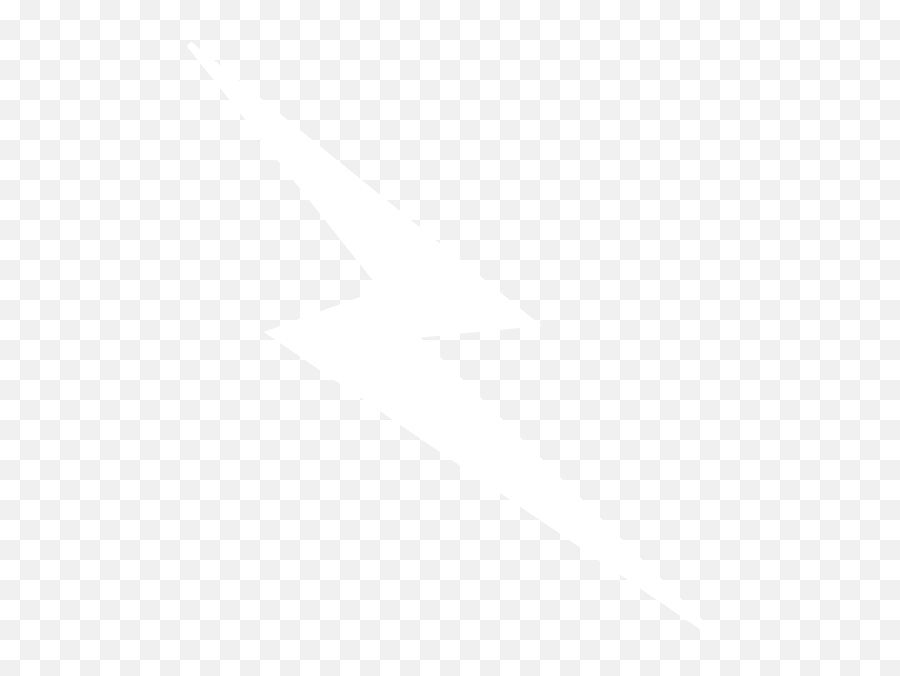 White Lightning Bolt Clipart - Lightning Bolt Clipart White Png,Lightning Bolt Logo