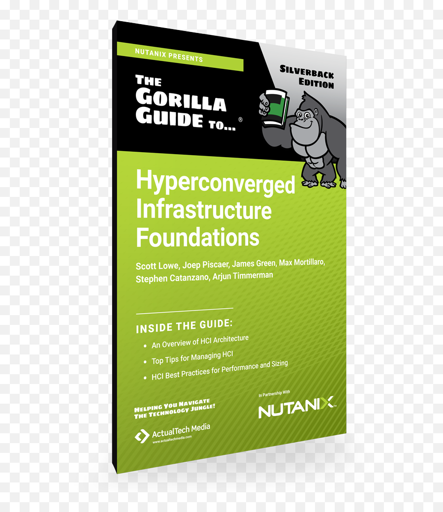 Gorilla Guide Hyperconverged Infrastructure Foundations - Graphic Design Png,Gorilla Transparent