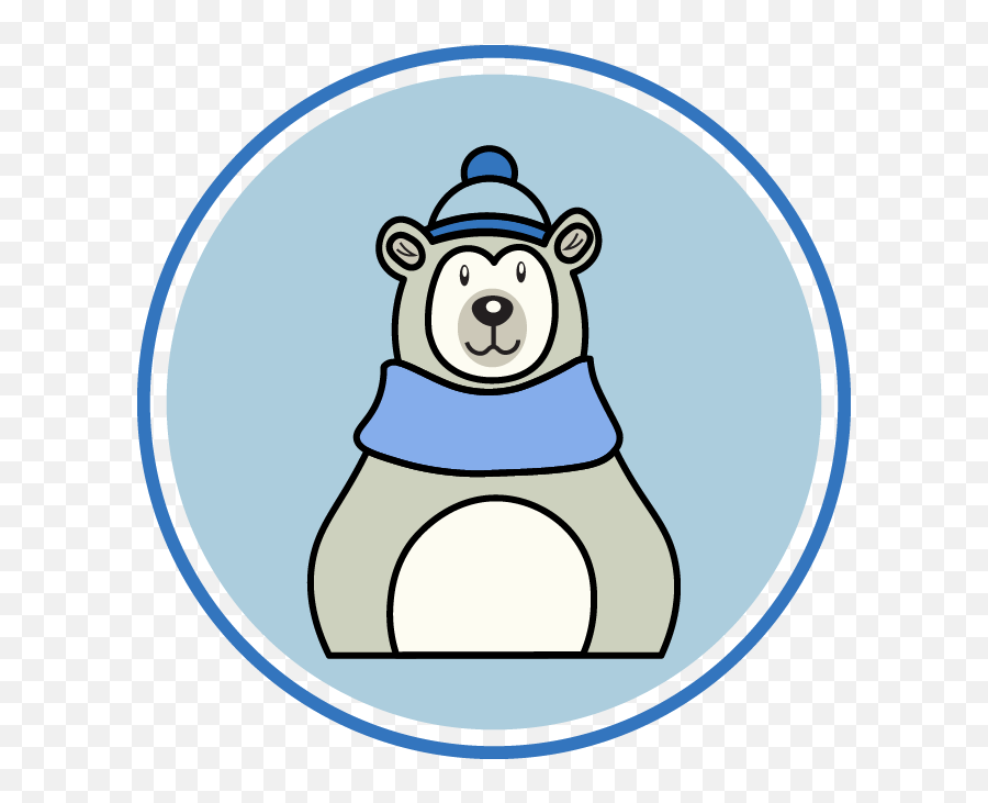 Christmas Icon Bear Blue Graphic By Pigeometric Creative - Language Png,Bears Icon