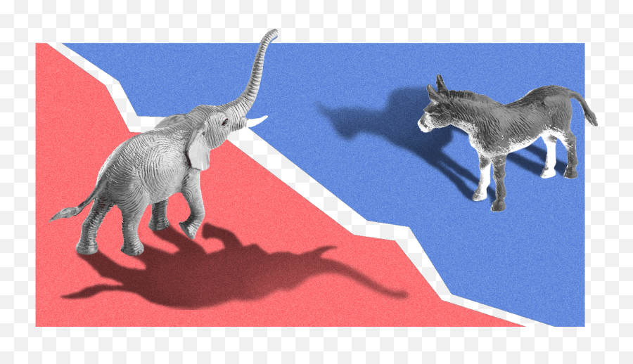 Poll The Partisan Gap - Animal Figure Png,Chasm Icon