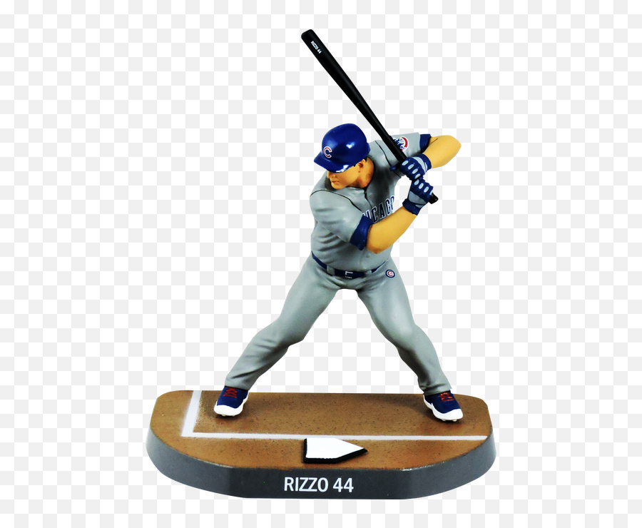 Anthony Rizzo Chicago Cubs 2017 Mlb 6 Figure Imports - Composite Baseball Bat Png,Chicago Cubs Buddy Icon
