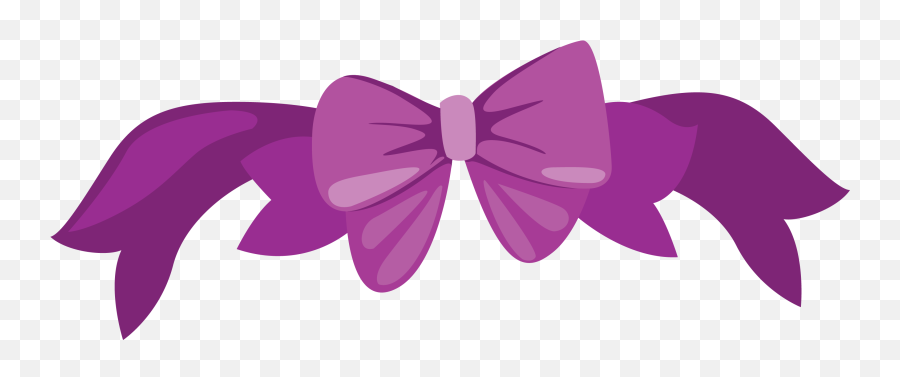 Clipart Butterfly Ribbon - Bow Tie Png,Purple Ribbon Png
