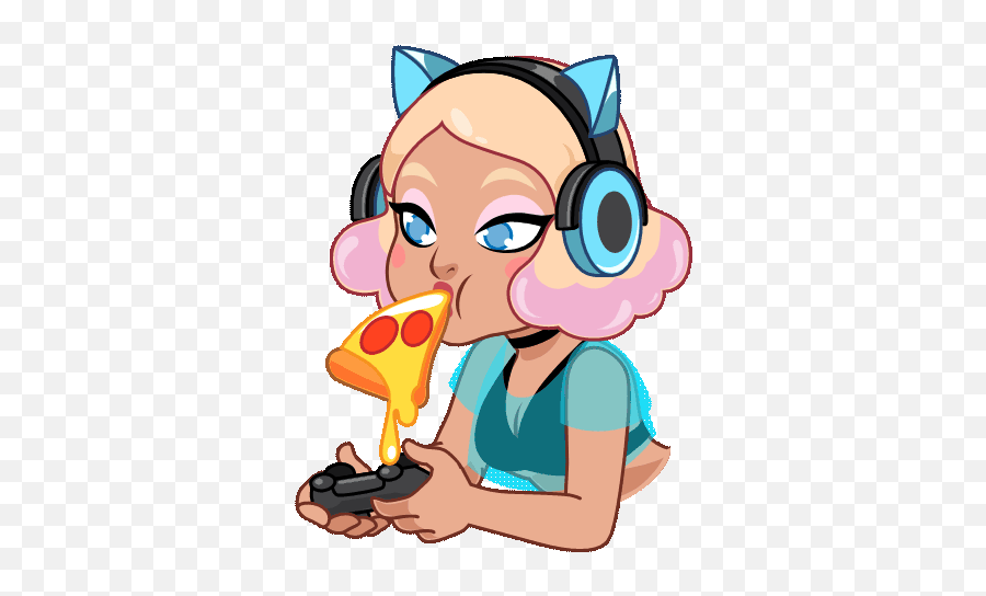 Gamer Girl Sexy Sticker - Gamer Girl Sexy Eat Discover Gif Gamer