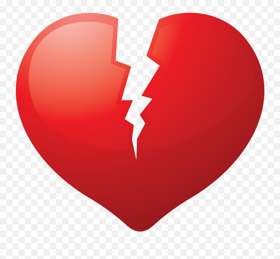 Red Broken Heart - Romantic Png,Broken Hearts Icon