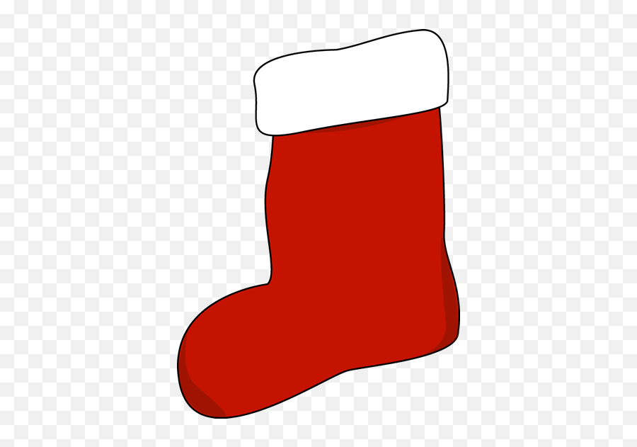 Red Sock Clipart - Red Christmas Stocking Clipart Png,Red Sox Png