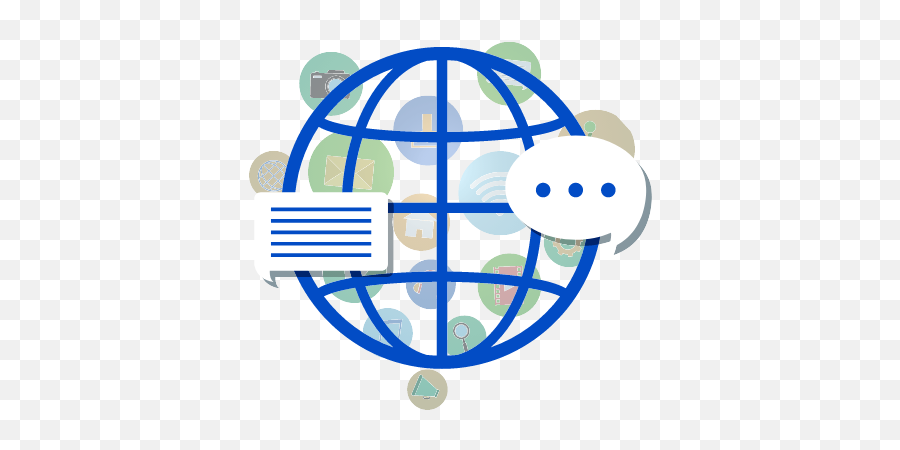 Social Media - App Builder Latitude And Longitude Globe Png,Social Media App Icon