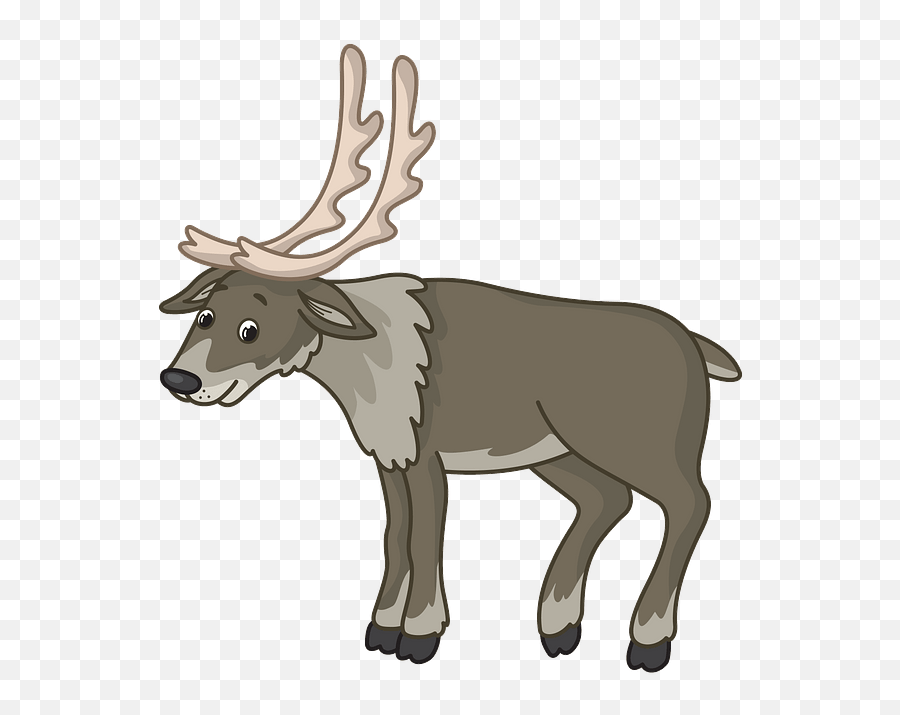 Reindeer Clipart - Cartoon Png,Reindeer Clipart Png