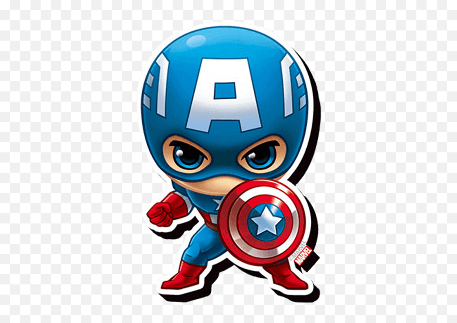 Chibi Superheroes Png 4 Image - Captain America Chibi,Super Heroes Png