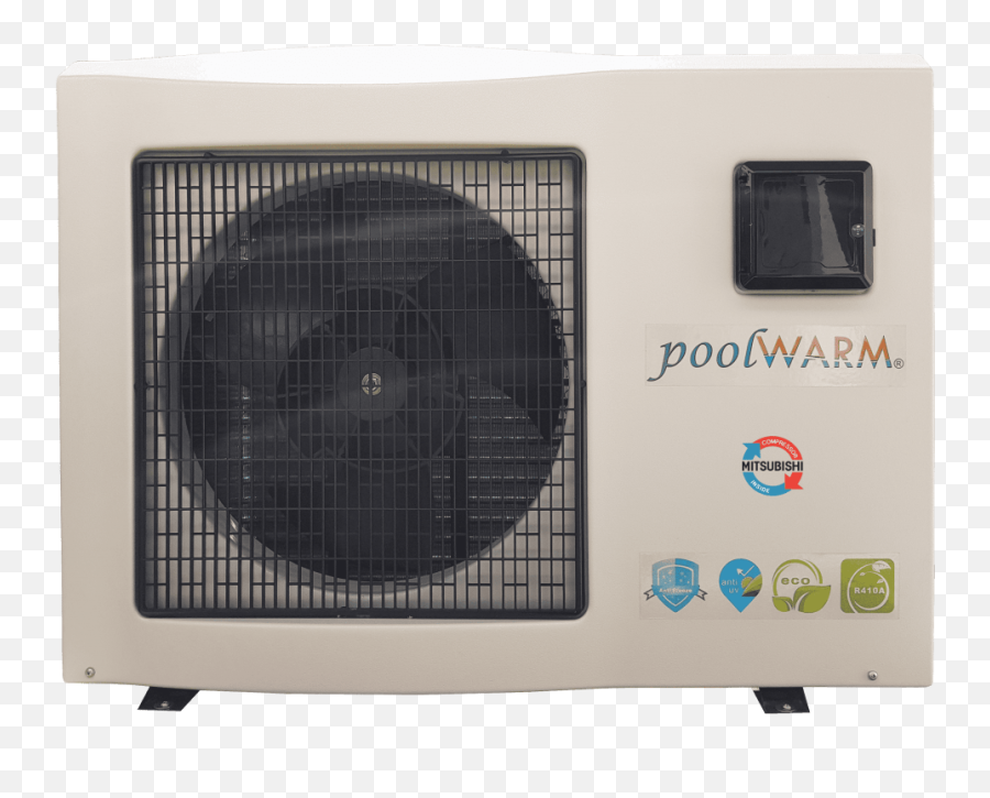 Poolwarm Pump Warmpool Ideal To Have The Best Pool - Window Fan Png,Mitsubishi Wall Unit Heat Icon