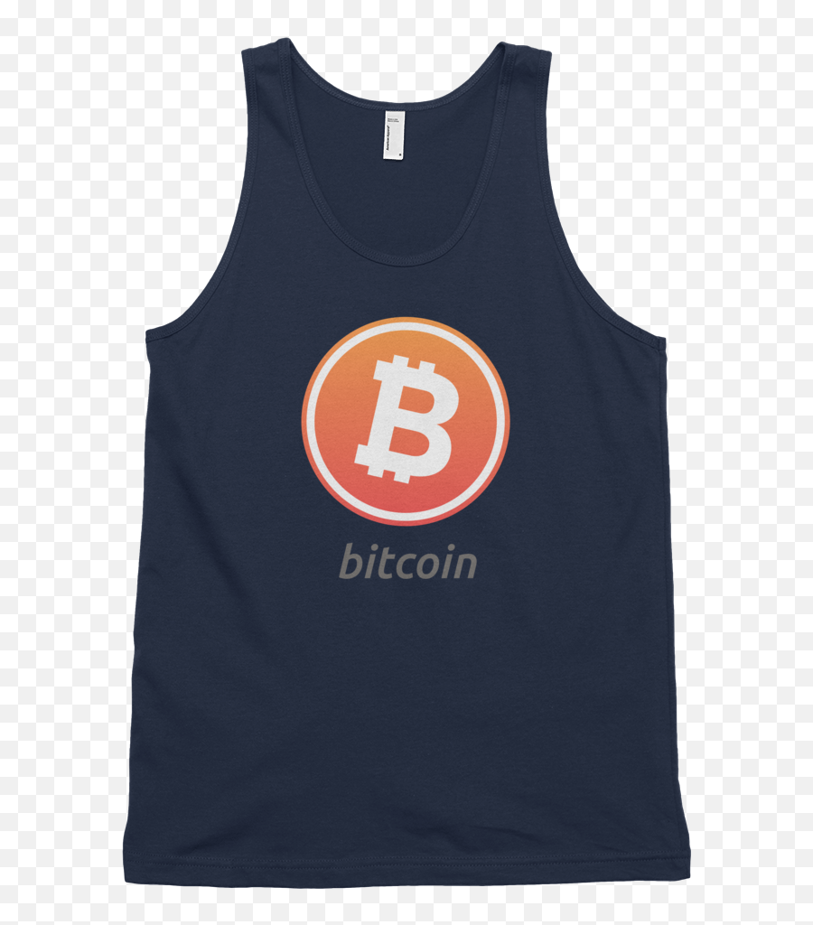 Bitcoin Logo Tank Top Unisex - Sleeveless Shirt Png,Bitcoin Logo Transparent