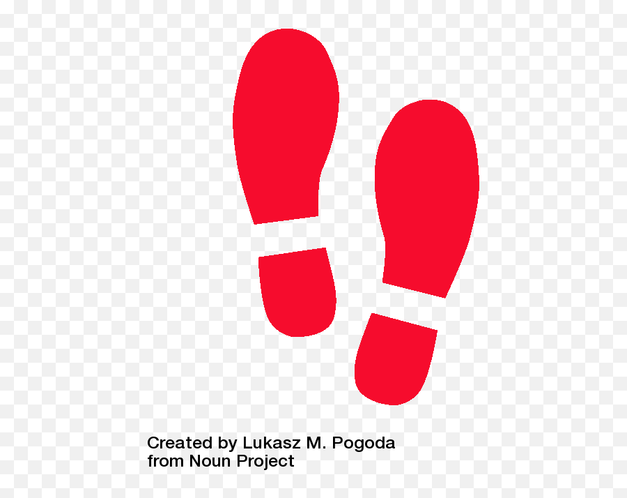 Download Hd Graphic Transparent - Footprints Red Png,Footsteps Transparent Background