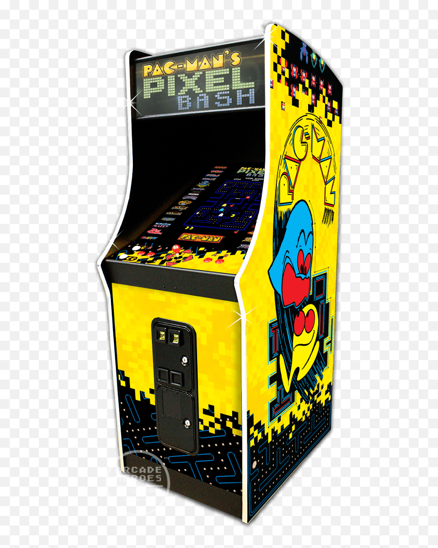 Arcade Heroes Bandai Namco Debuts Pac - Manu0027s Pixel Bash At Coin Operated Pac Man Arcade Png,Arcade Cabinet Png