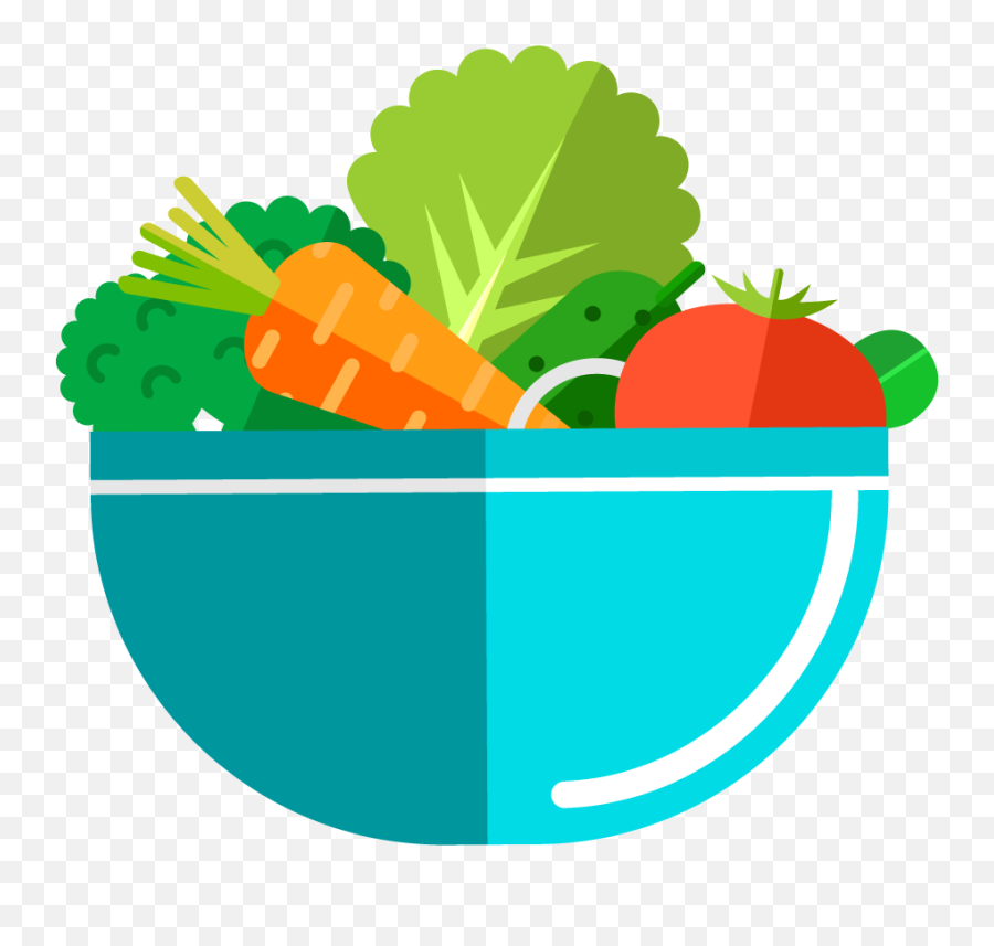 Salad Bowl Clipart Png - Health Food Vegetarian Sign,Salad Bowl Png