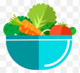 Salad Bowl Clipart Png - Health Food Vegetarian Sign,Salad Bowl Png