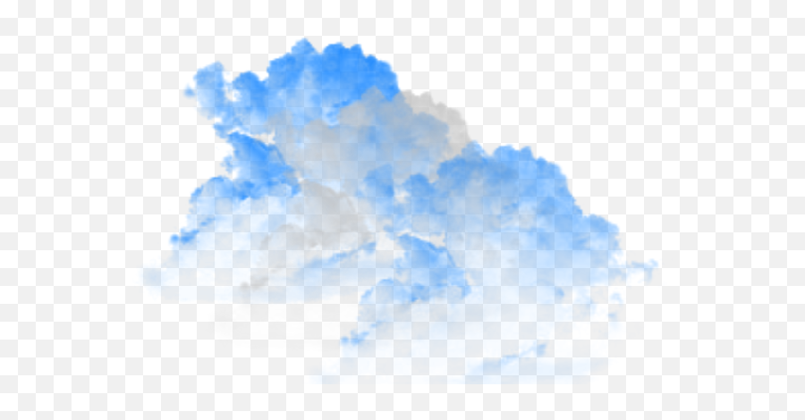 Nubes Png Con Fondo Transparente - Blue Cloud Png Picsart,Nubes Png