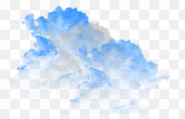 Nubes Png Con Fondo Transparente - Blue Cloud Png Picsart,Nubes Png