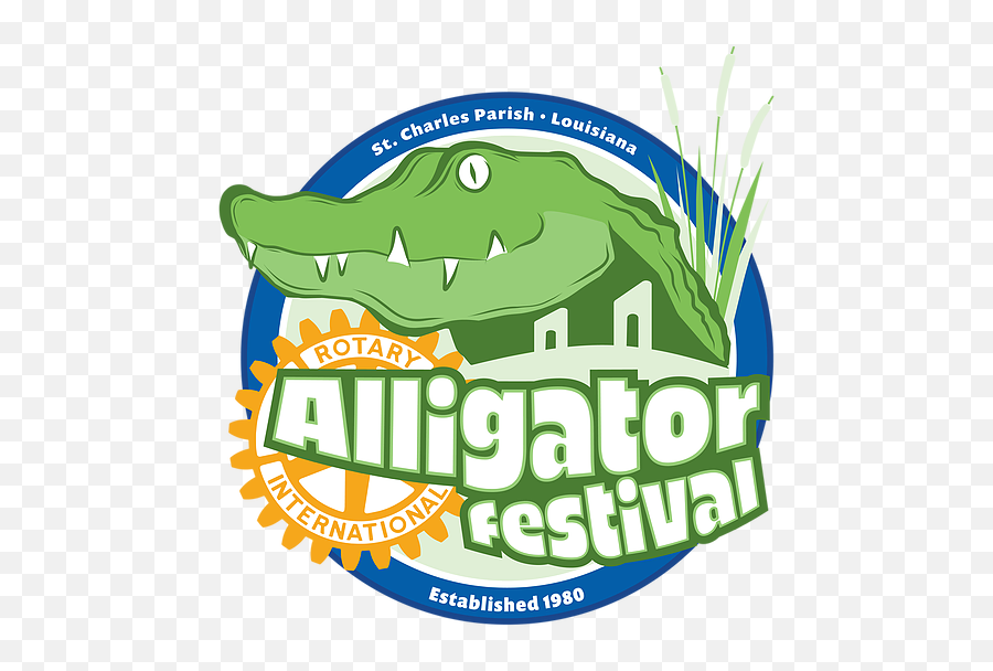 Alligator Festival Louisiana - Rotary International Png,Aligator Png