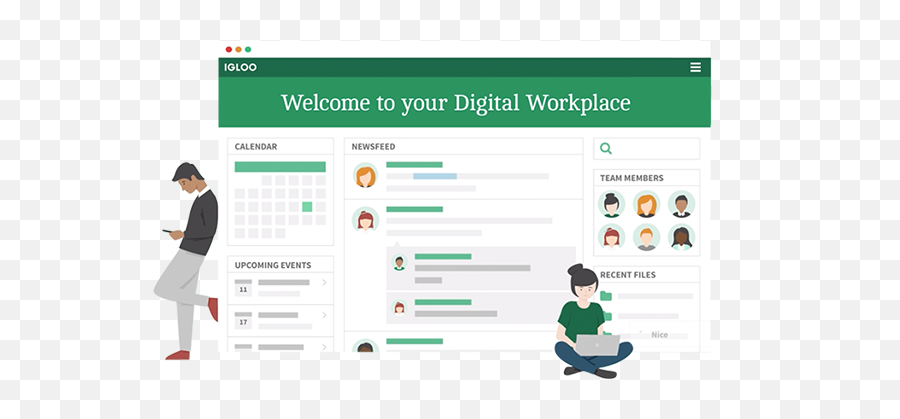 Intranet Software U0026 Digital Workplace Solutions Igloo - Screenshot Png,Igloo Png