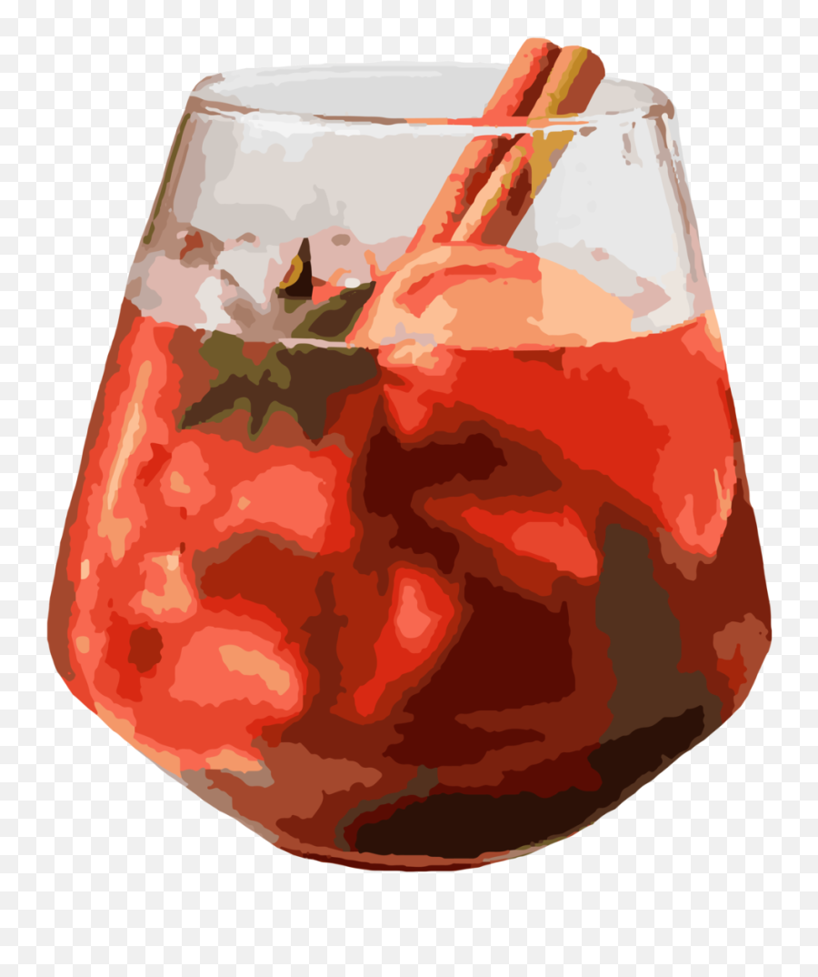 Download Red Wine Apple Cider Sangria - Strawberry Juice Png,Sangria Png