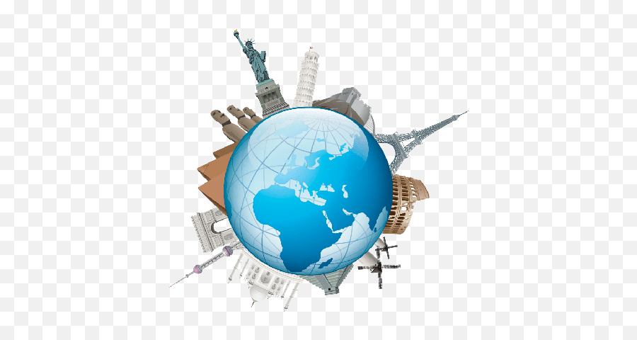 Clipart World Transparent Free For Download - World Travel Clipart Png,World Clipart Png