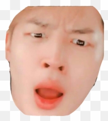 Bts Weird Faces Posted By Michelle Tremblay - Meme Transparent png