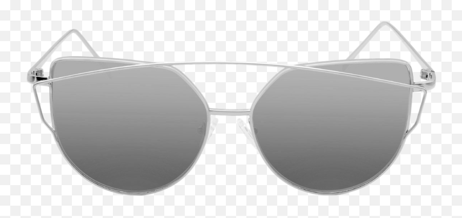 Mirrored Transparent Cat - Eye Sunglasses For Women Tints And Shades Png,Clout Goggles Transparent
