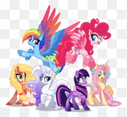 Mlp Png - Princess Mane 6 My Little Pony,Mlp Png - free transparent png ...