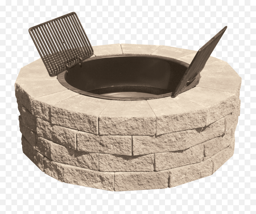 Fire Pit Png Image With No Background - Nicolock Serafina Travertine Fire Pit,Fire Pit Png