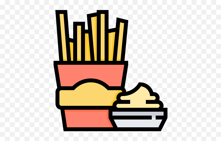 Fast Food French Fries Snacks Icon - Snack Icon Png Transparent,Snacks Png