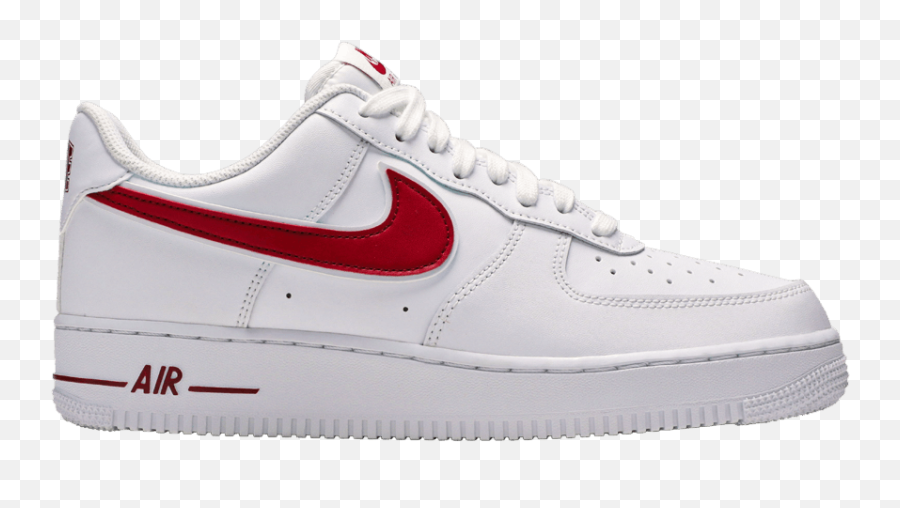 Nike Air Force 1 Outfit - White Air Forces With Red Accents Png,Red Nike Logos